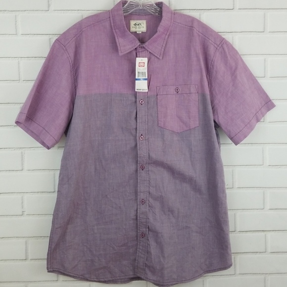Ecko Unlimited Other - Ecko Unltd. Cotton Short Sleeve Button Down Shirt